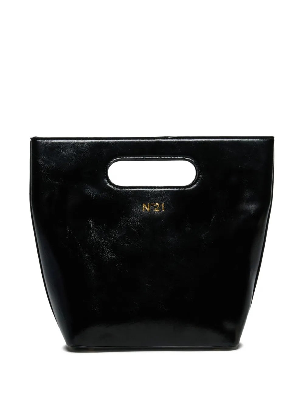 Nº21 Kids Shopper met logo Zwart