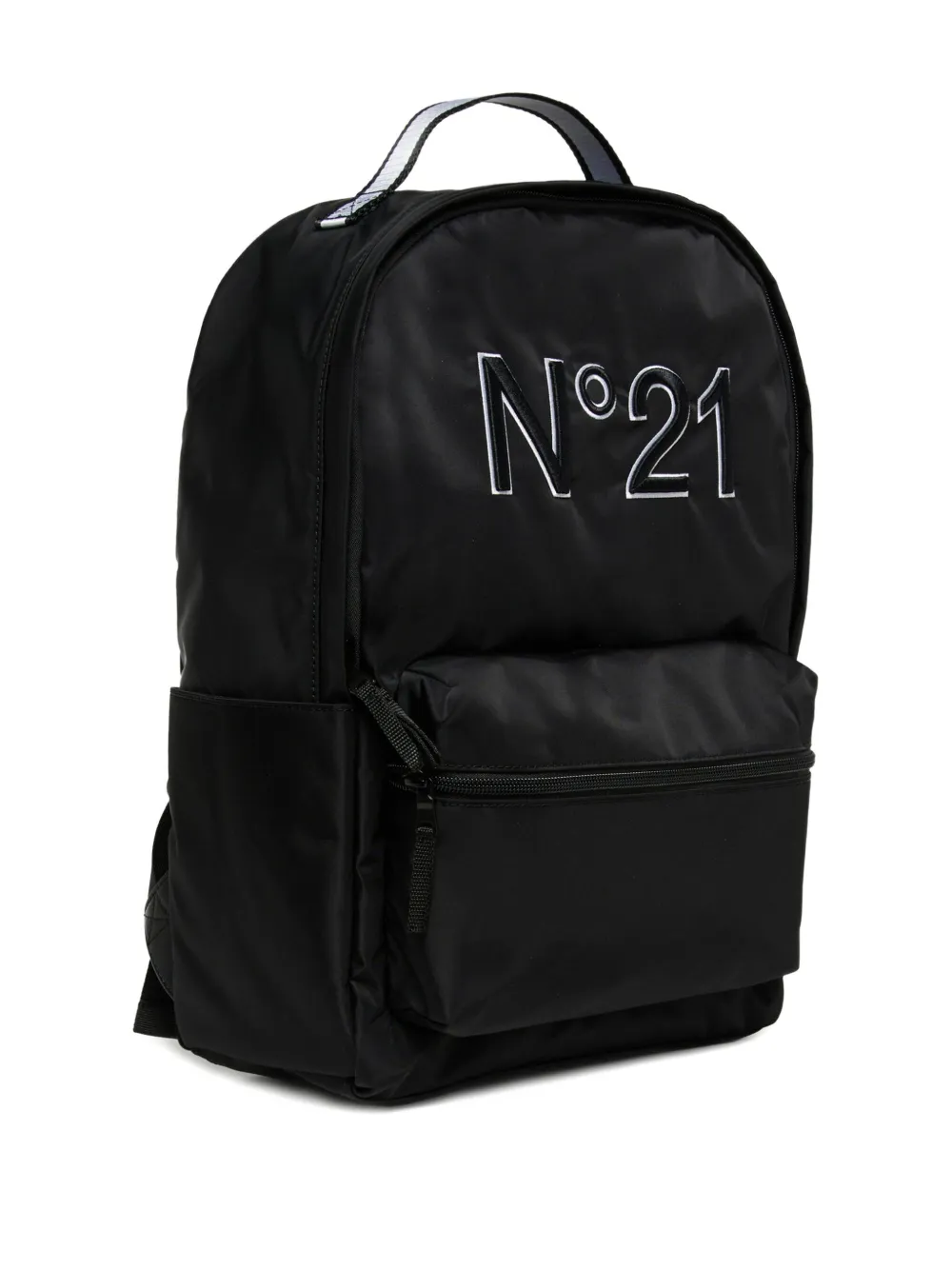 Nº21 Kids Rugzak met logopatroon Zwart