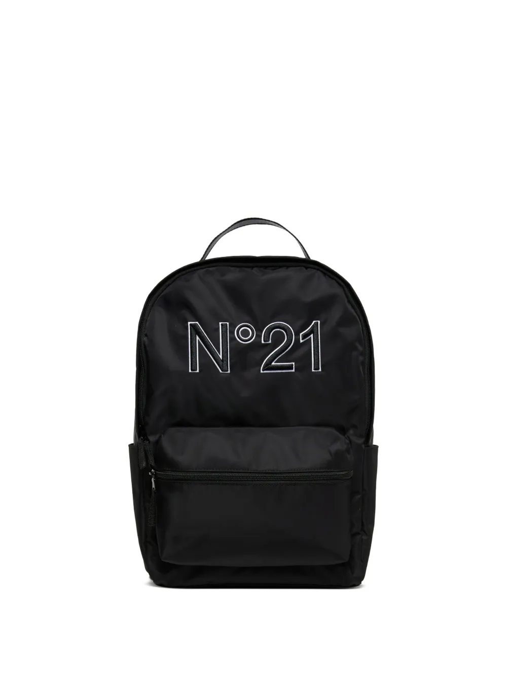Nº21 Kids Rugzak met logopatroon Zwart