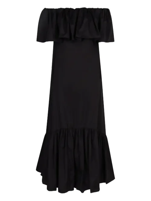 Robe mi-longue à volants - Max Mara - Modalova