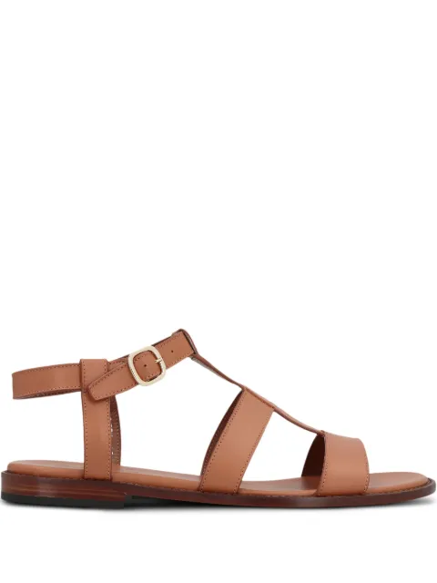 Doucal's leather flat sandals