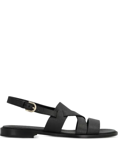 Doucal's sandalias planas de piel