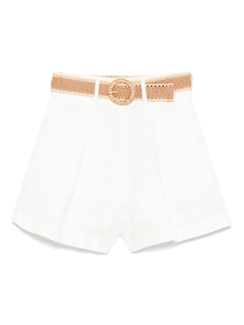 ZIMMERMANN Acacia shorts Wit