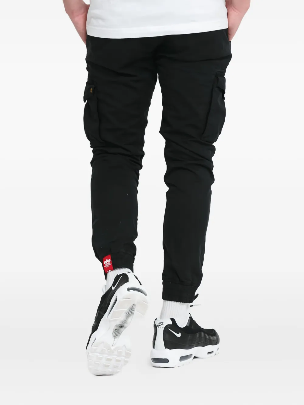 Alpha Industries Katoenen trainingsbroek Zwart