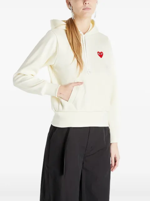 Comme Des Garçons Play Heart-appliqué hoodie