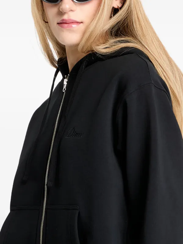 Dime zip-up Hoodie | Black | FARFETCH