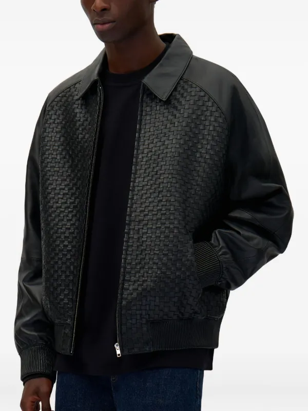 Arte Antwerp Leather Jacket | Black | FARFETCH