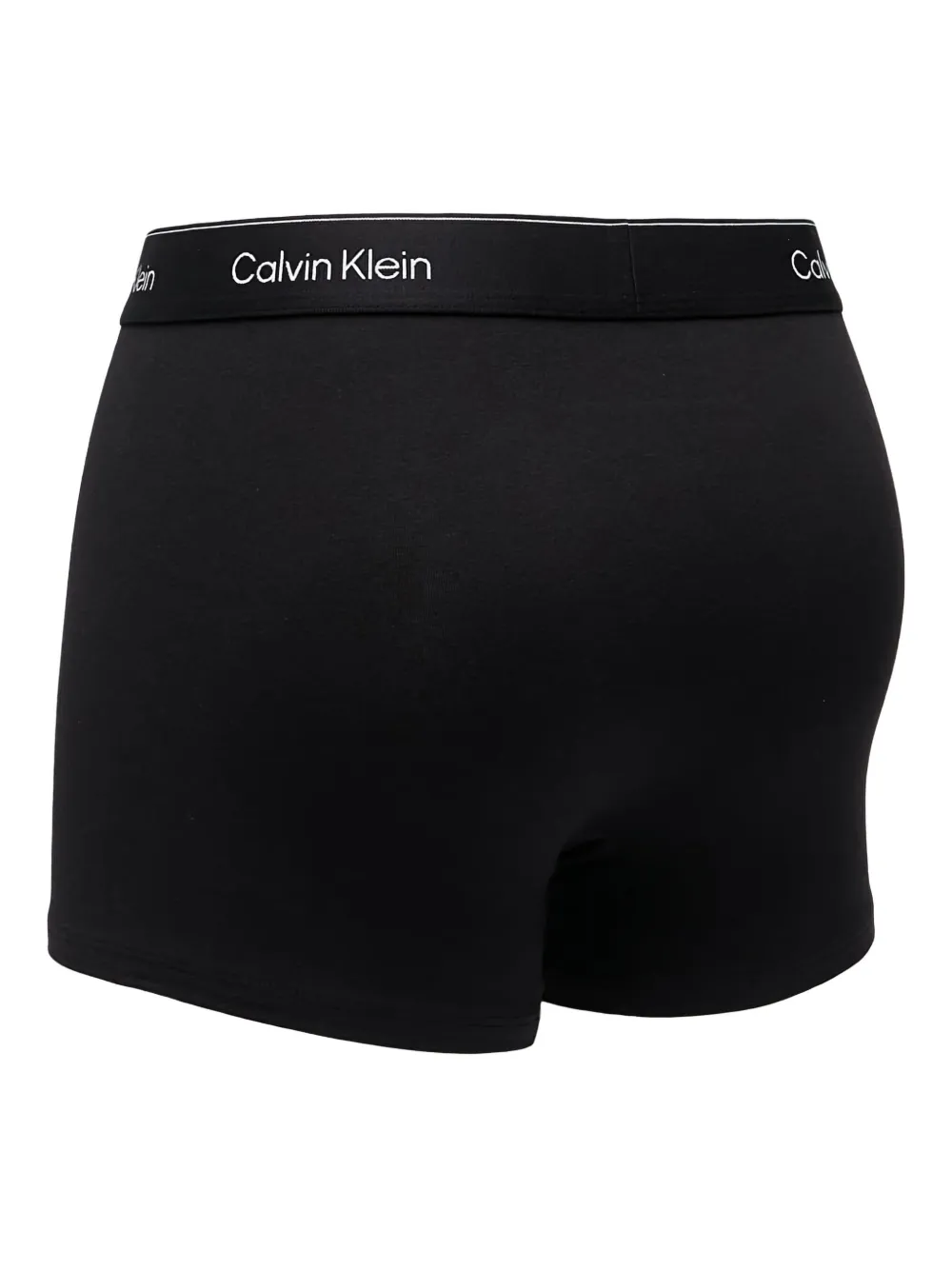 Calvin Klein Drie boxershorts met logo Zwart