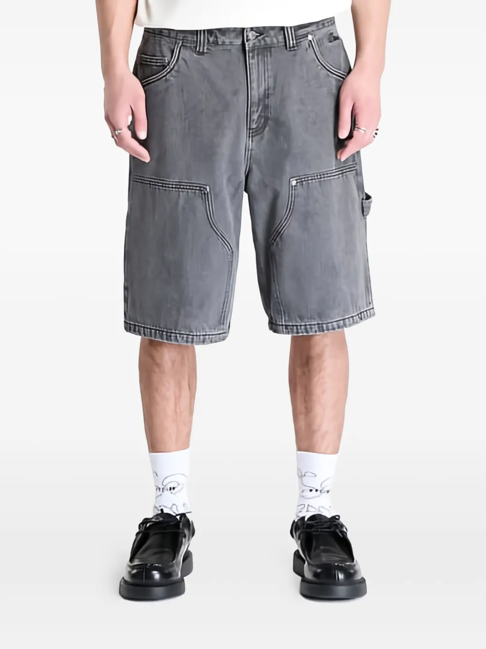 Dime Cargo shorts Zwart