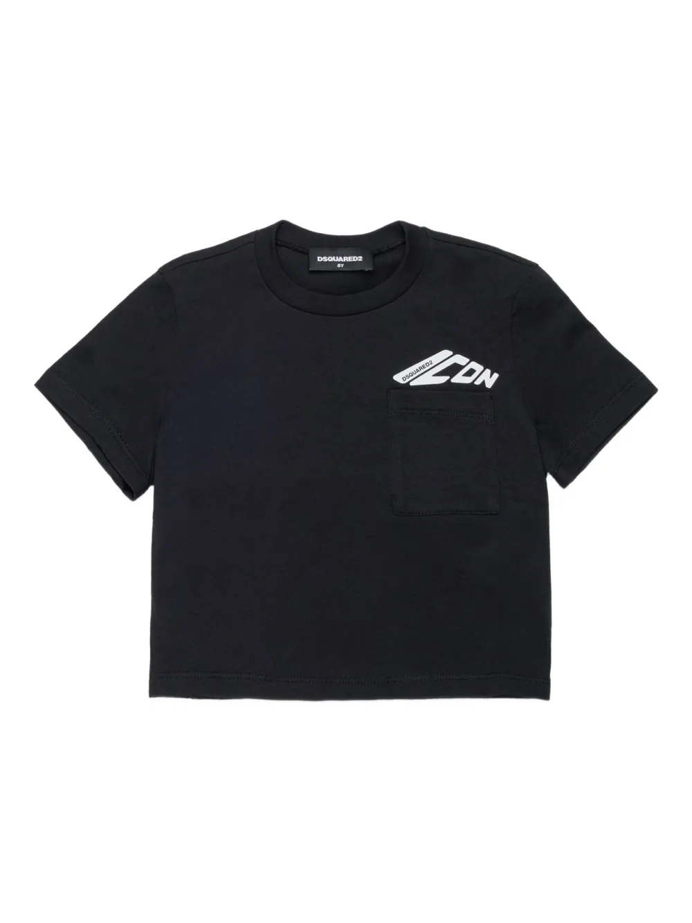 DSQUARED2 KIDS T-shirt met print Zwart