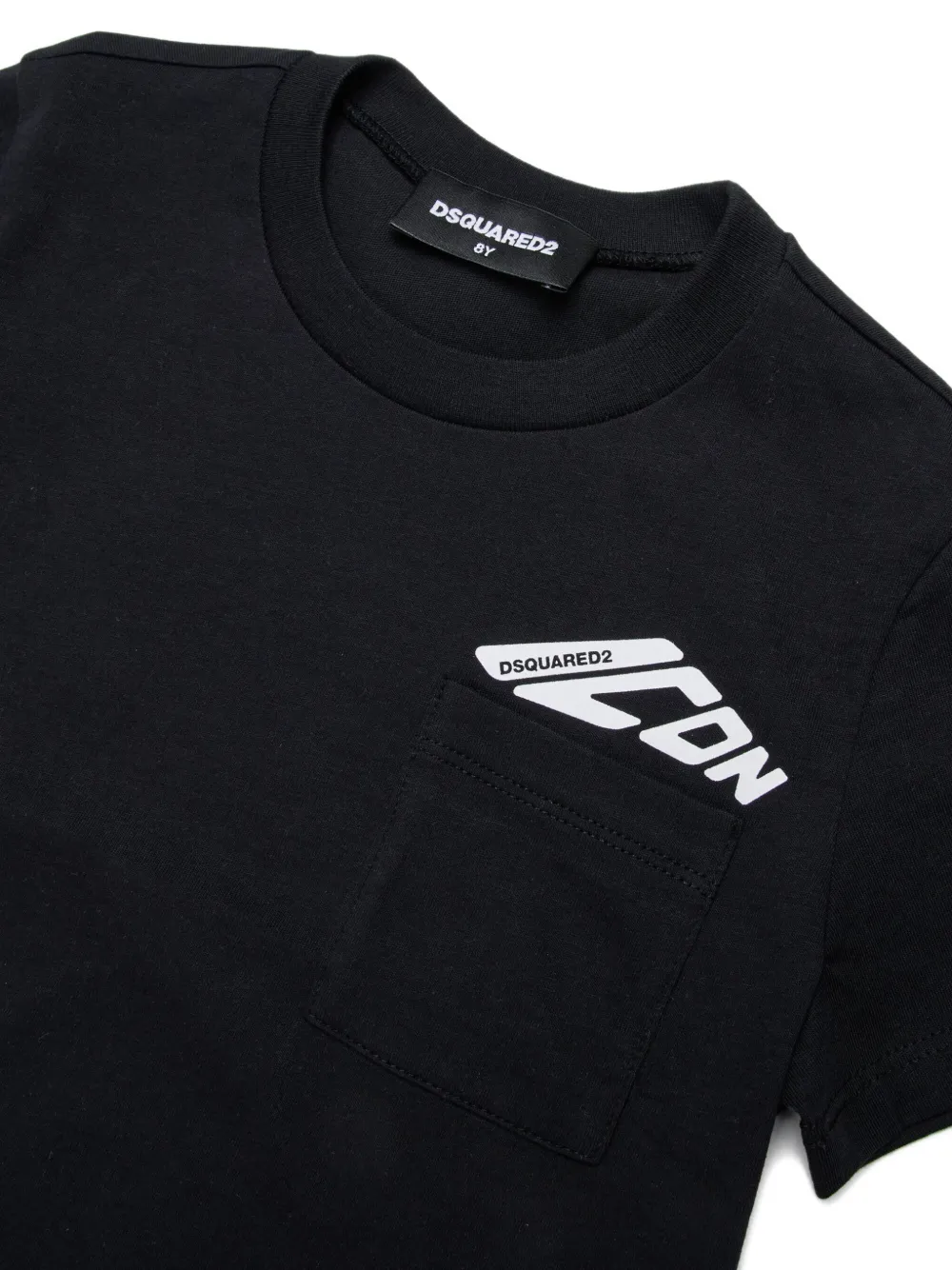 DSQUARED2 KIDS T-shirt met print Zwart