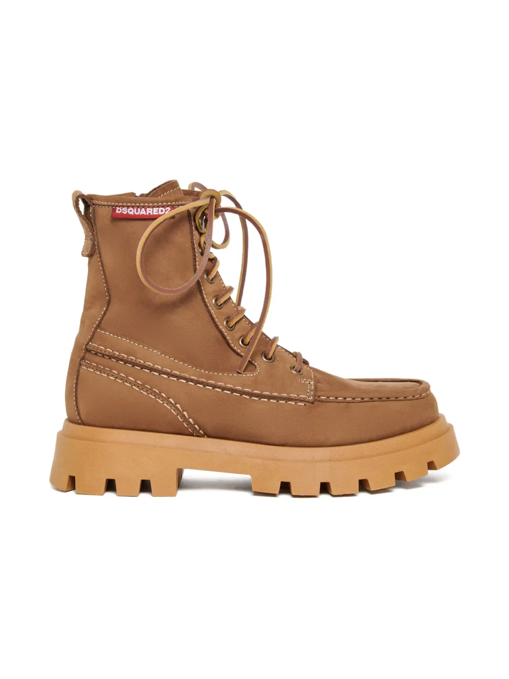 DSQUARED2 KIDS lace-up chunky-sole boots | Brown | Image 1