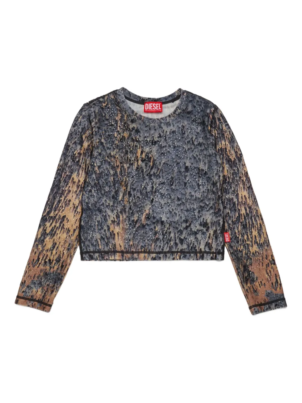 Diesel Kids Tosca sweater Blauw