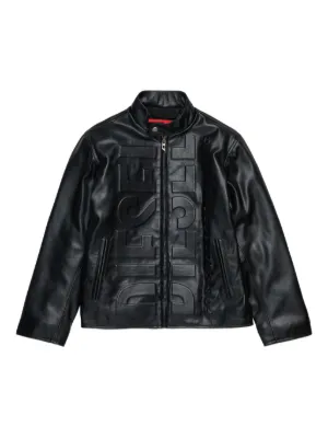 Diesel Kids ロゴ ライダースジャケット | ブラック | FARFETCH JP