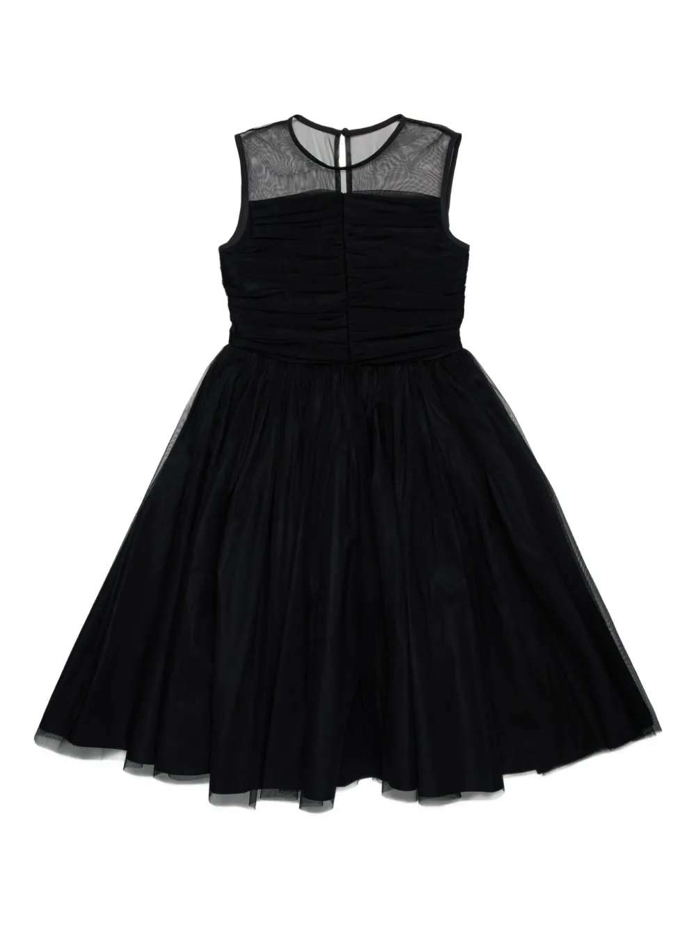 Nº21 Kids D142F jurk Zwart