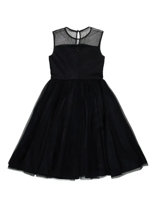 N21 Kids D142F Dress | Black | FARFETCH BH