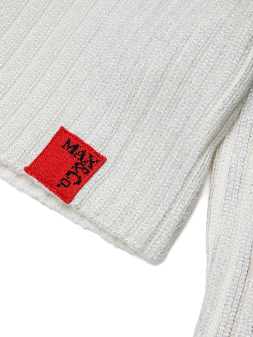 MAX&Co. Kids Ribgebreide top Wit