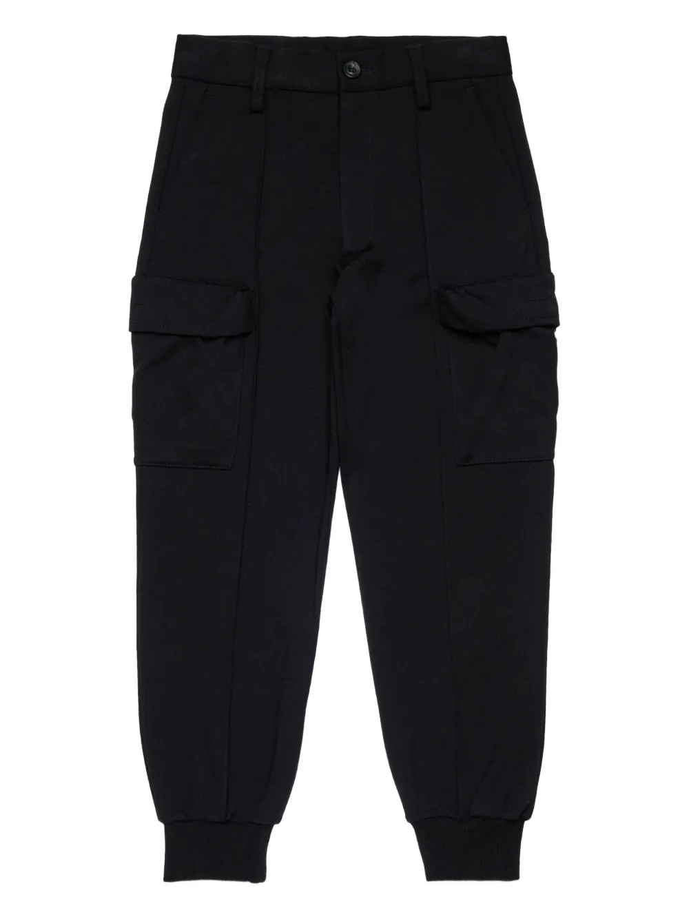 Diesel Kids Broek met geborduurd logo Zwart