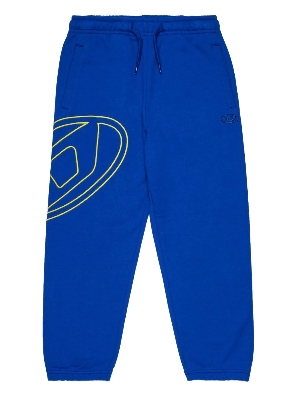 Diesel Kids Trainingsbroek met geborduurd logo Blauw