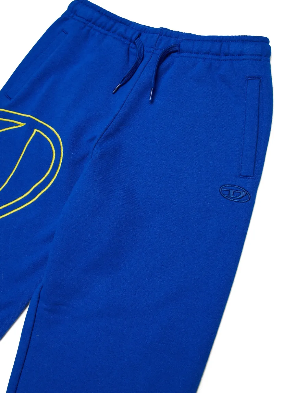 Diesel Kids Trainingsbroek met geborduurd logo Blauw