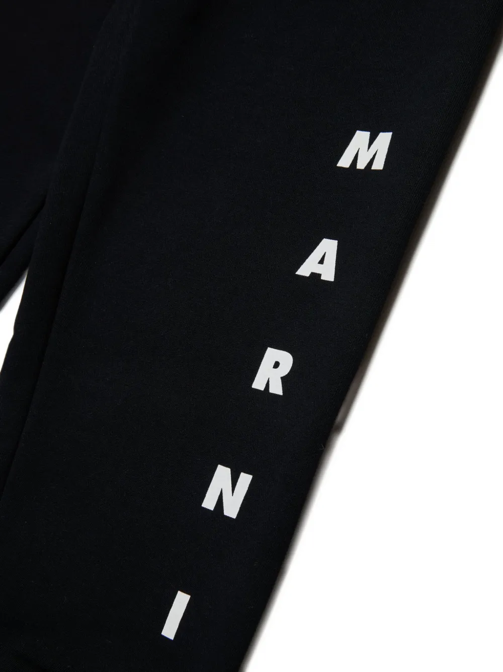 Marni Kids Broek met logoprint Zwart