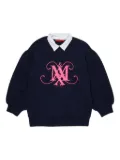 MAX&Co. Kids logo-print sweatshirt - Blue