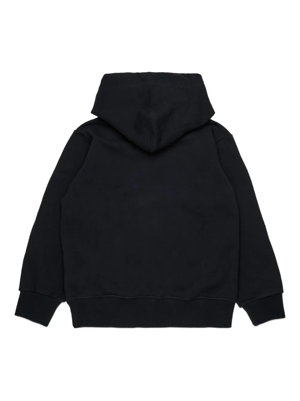 Diesel Kids Hoodie met logoprint Zwart