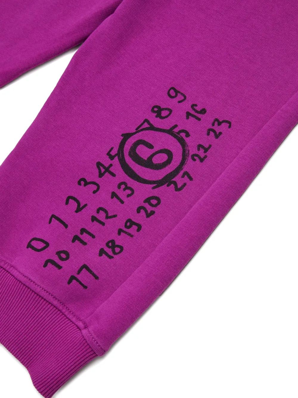 MM6 Maison Margiela Kids Trainingsbroek met Numbers-print Roze