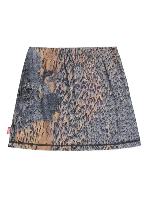 Diesel Kids abstract-print mini skirt 