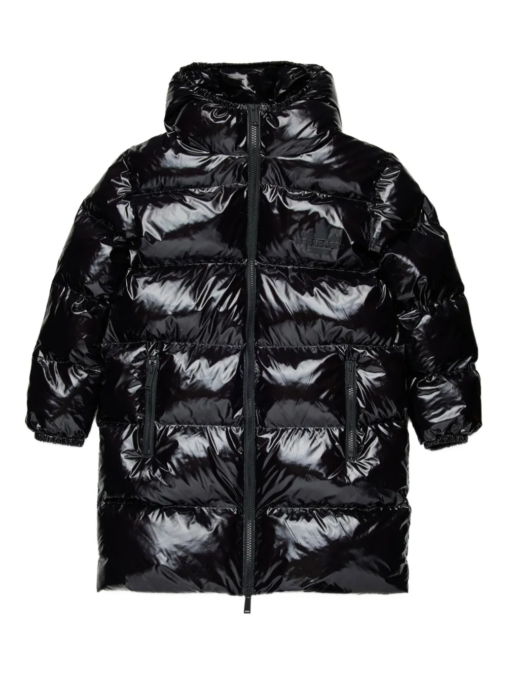 DSQUARED2 KIDS Jas met logoprint Zwart