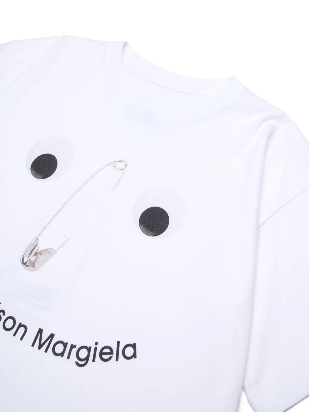MM6 Maison Margiela Kids Katoenen T-shirt Wit