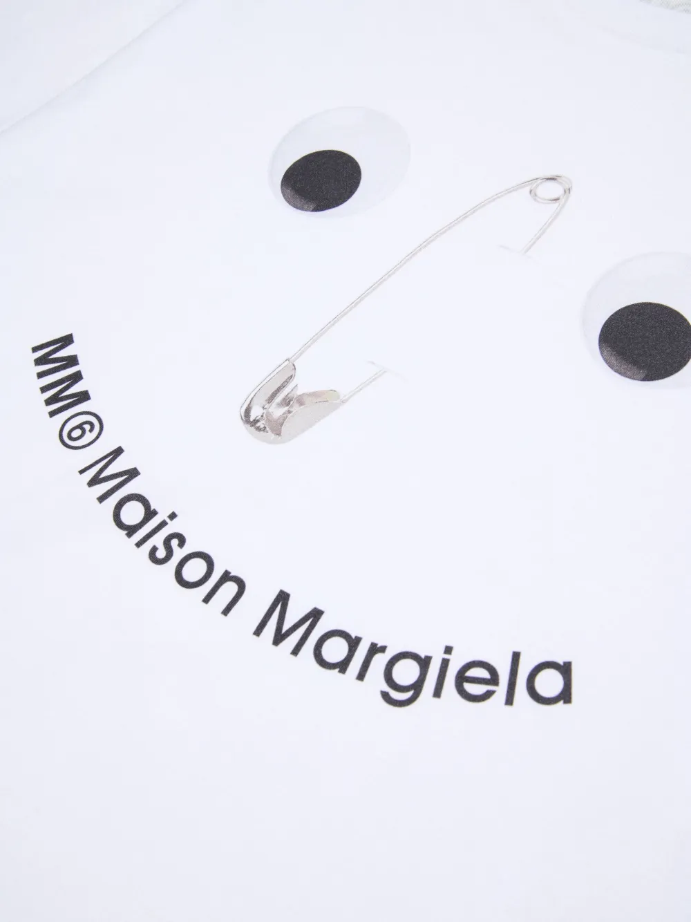 MM6 Maison Margiela Kids Katoenen T-shirt Wit