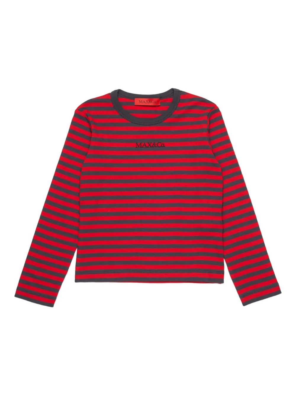 MAX & Co. Kids ストライプ Tシャツ - レッド MAX & Co. Kids ストライプ Tシャツ - レッド