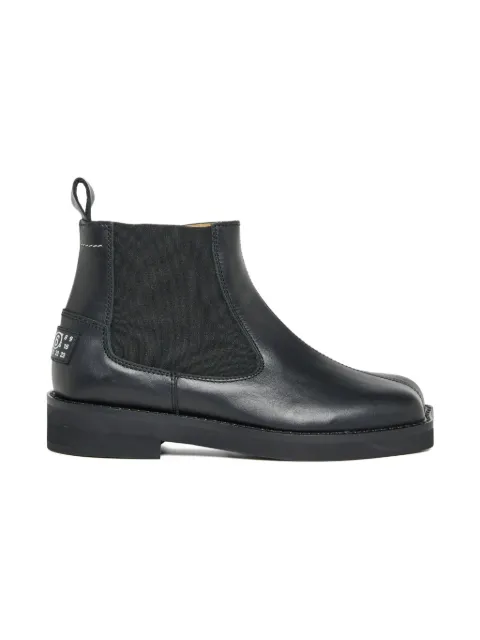 MM6 Maison Margiela Kids zip-detail square-toe boots