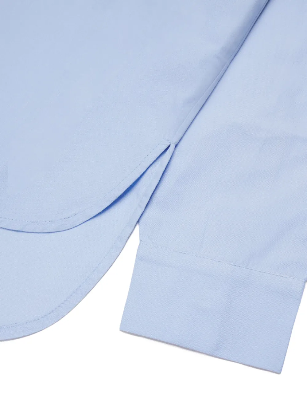 MAX&Co. Kids Katoenen shirt met geborduurd logo Blauw