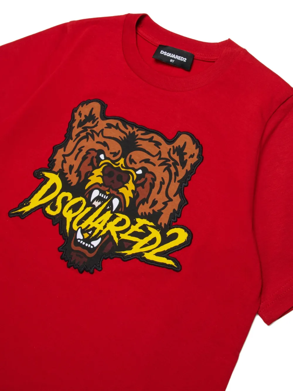 DSQUARED2 KIDS T-shirt met borduurwerk Rood