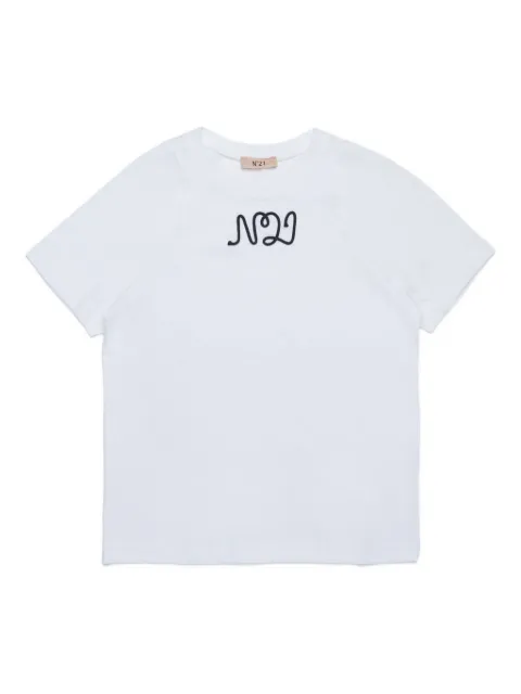 Nº21 Kids T-Shirt mit Logo-Patch