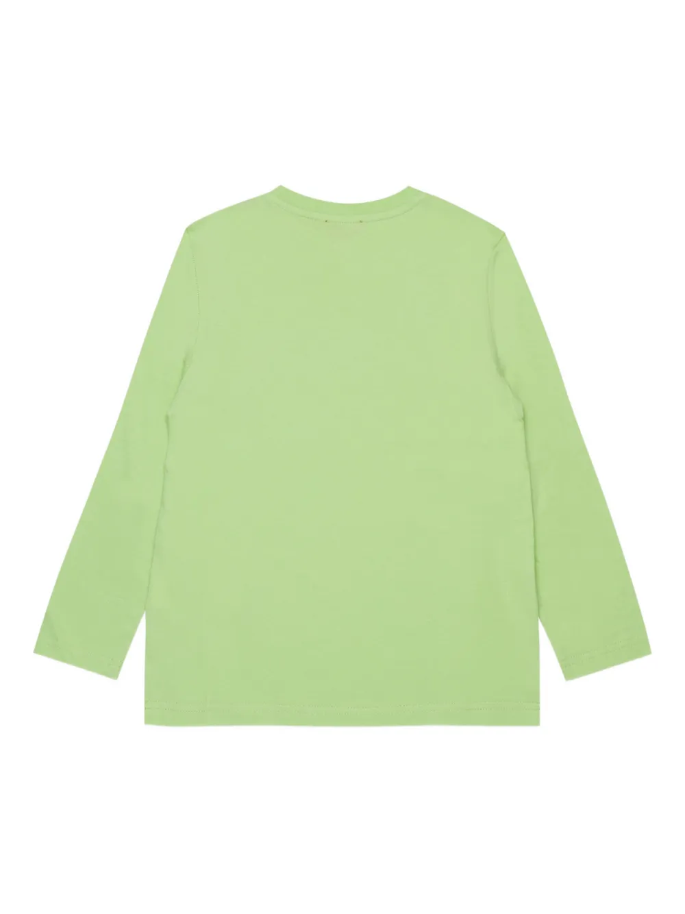 Diesel Kids Tdrops logo-print long-sleeve T-shirt Groen