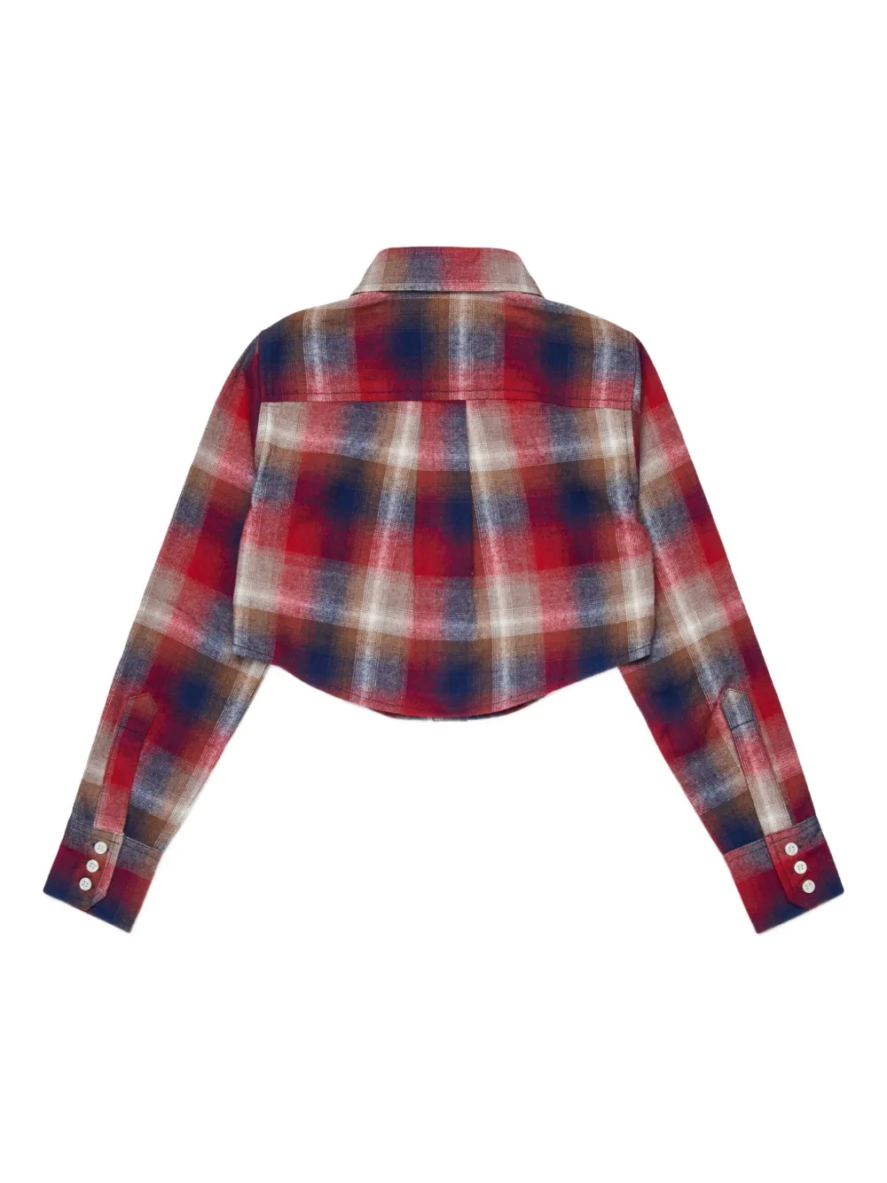 DSQUARED2 KIDS Geruit shirt Rood