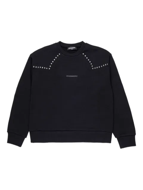 DSQUARED2 KIDS سويت شيرت بطبعة شعار الماركة