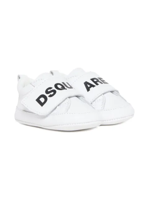 DSQUARED2 KIDS tenis con logo estampado en la correa
