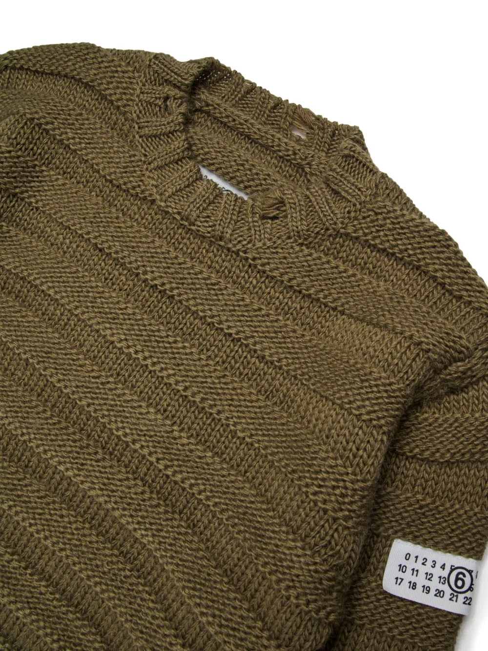 MM6 Maison Margiela Kids Wollen trui Groen