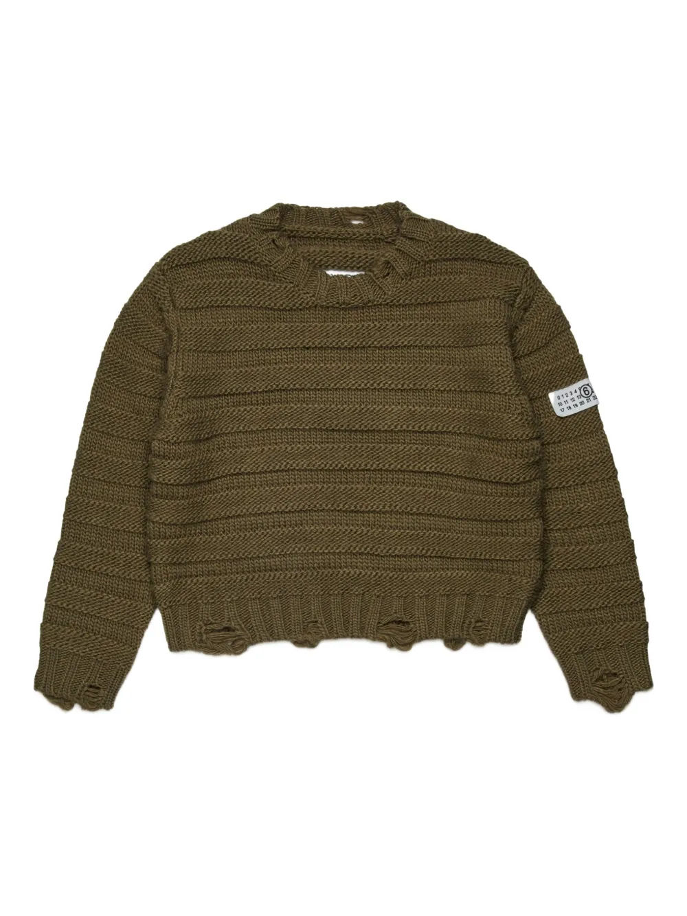 MM6 Maison Margiela Kids Wollen trui Groen