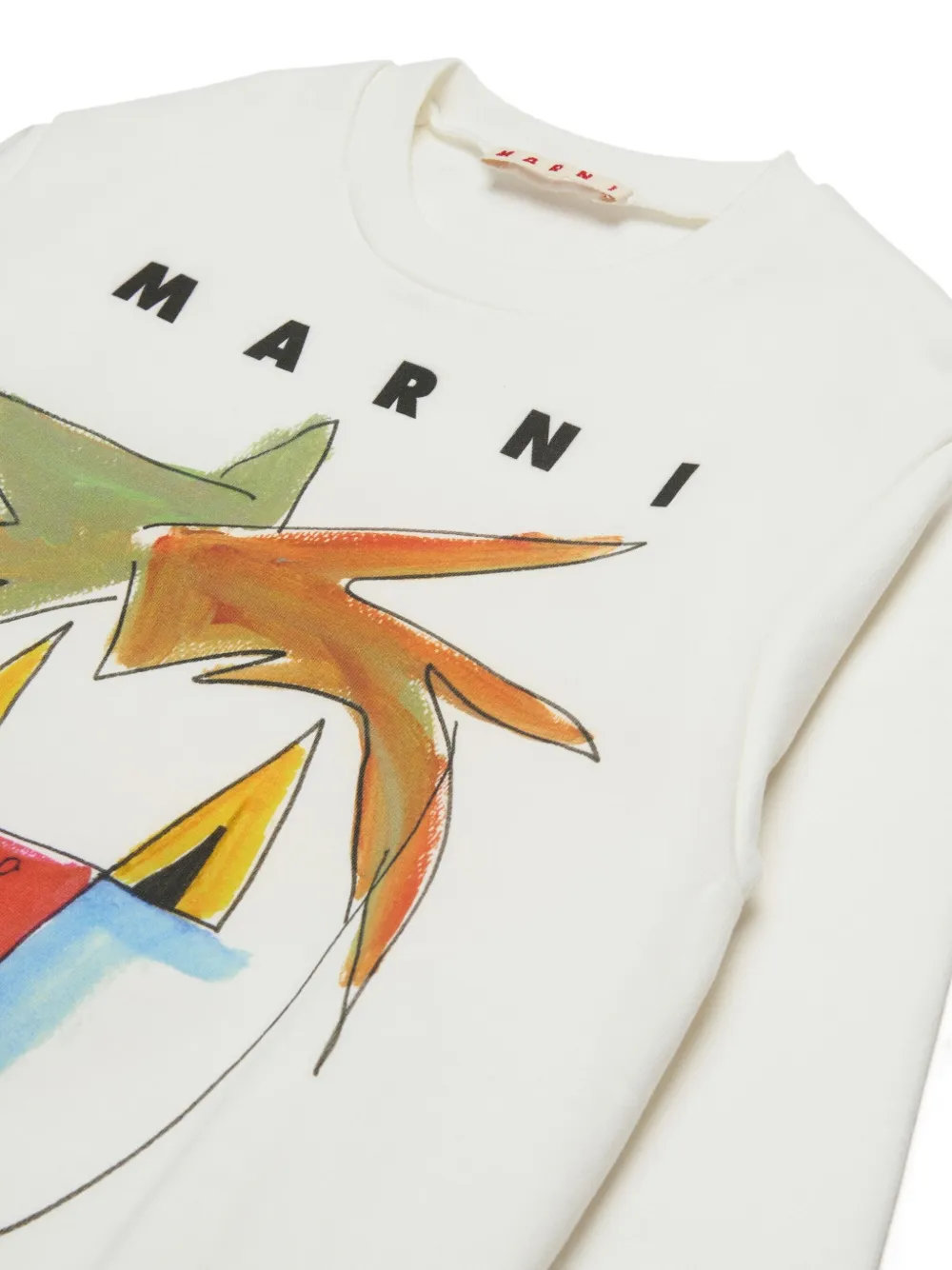 Marni Kids Sweater van katoen Wit