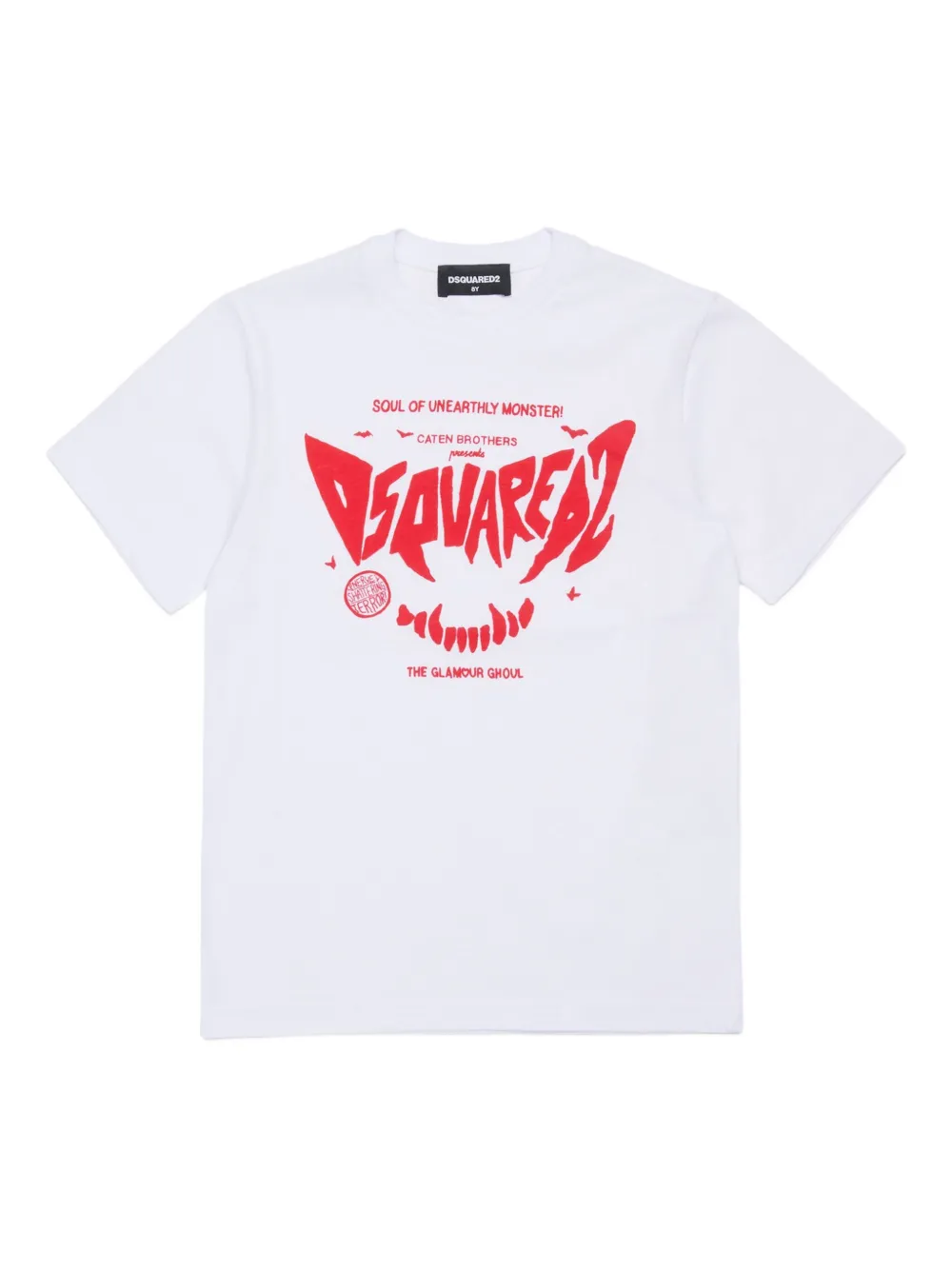 DSQUARED2 KIDS T-shirt met logoprint Wit