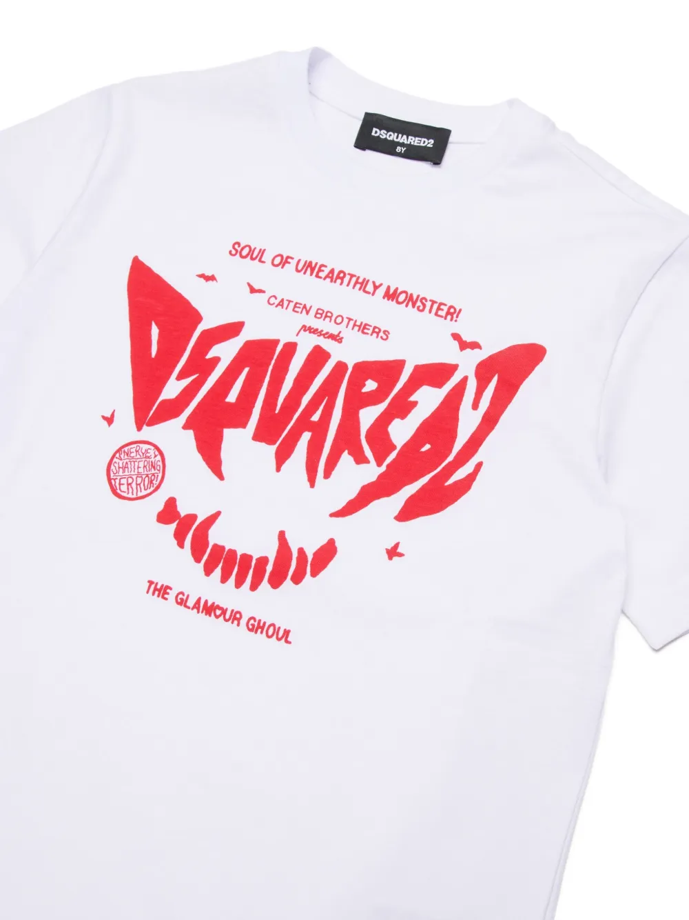 DSQUARED2 KIDS T-shirt met logoprint Wit