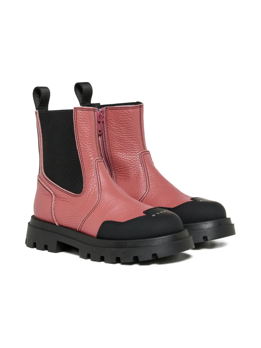 Marni Kids zipped ankle boots Pink