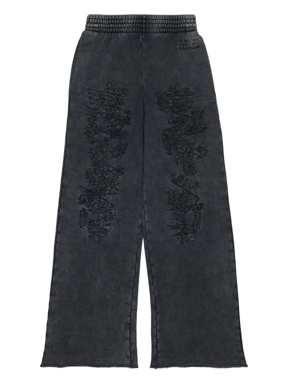 MM6 Maison Margiela Kids Katoenen trainingsbroek Grijs