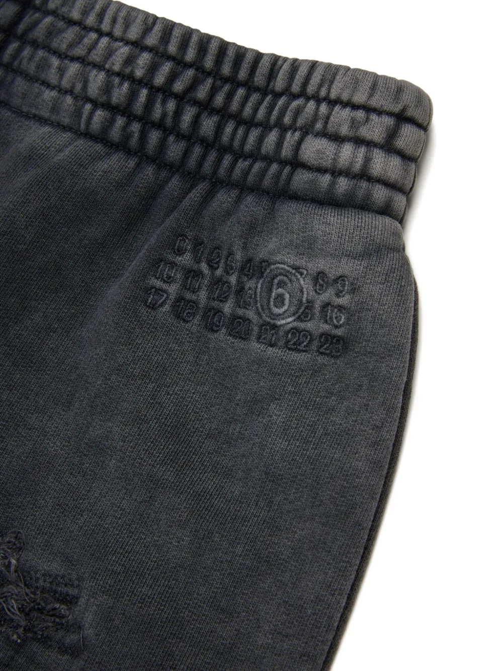 MM6 Maison Margiela Kids Katoenen trainingsbroek Grijs