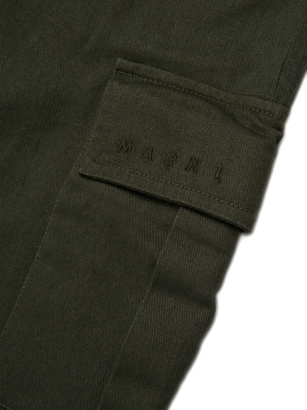 Marni Kids Katoenen broek Groen